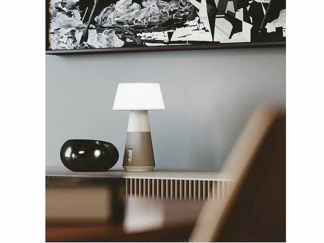 Lad decibel oplaadbare tafellamp met bluetoothspeaker - afbeelding 2 van  5