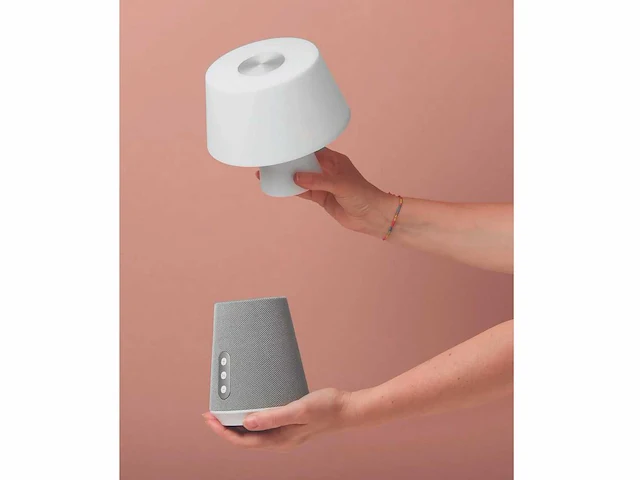 Lad decibel oplaadbare tafellamp met bluetoothspeaker - afbeelding 4 van  5