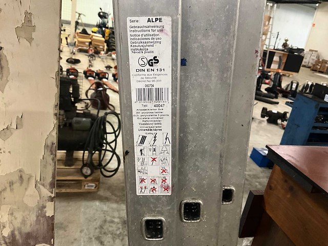 Ladder 3 delig - afbeelding 3 van  5