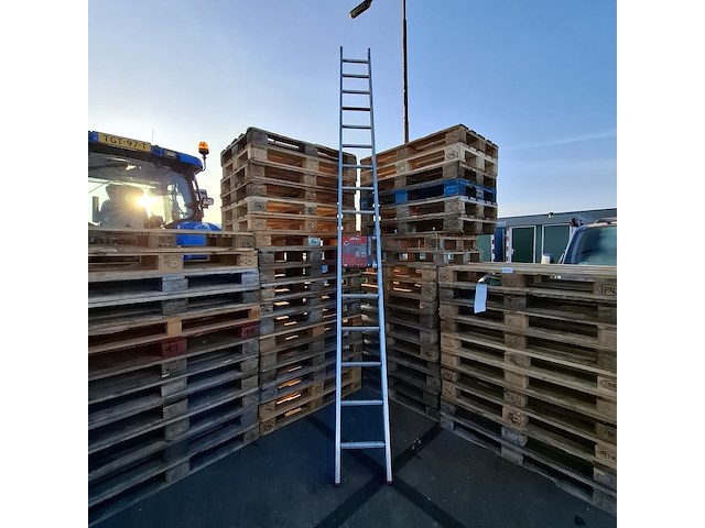 Ladder, altrex, atlas aer 1x16, zilver - afbeelding 1 van  6