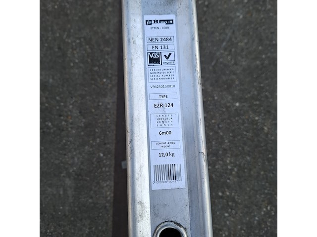 Ladder, asc, ezr124, zilver - afbeelding 5 van  6