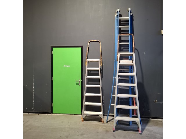 Ladder en 2x a trap - afbeelding 1 van  13