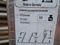 Ladder, hailo, profistep uno 7118-001 - afbeelding 3 van  5