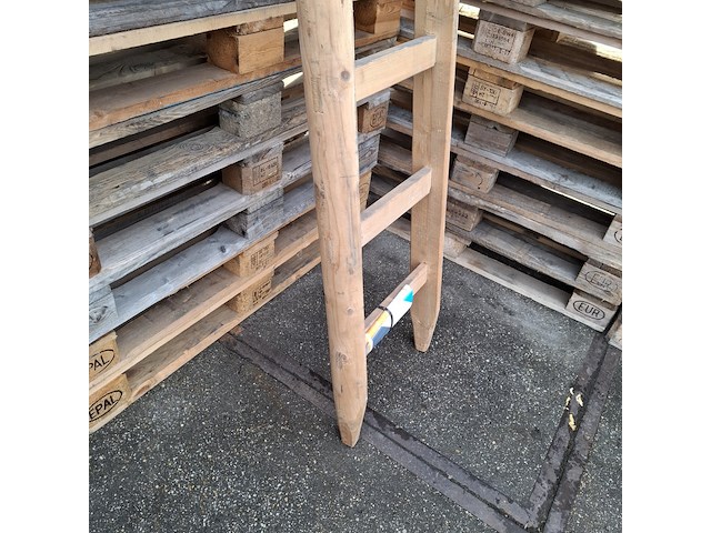 Ladder, layher, 1036.010., licht bruin - afbeelding 3 van  5