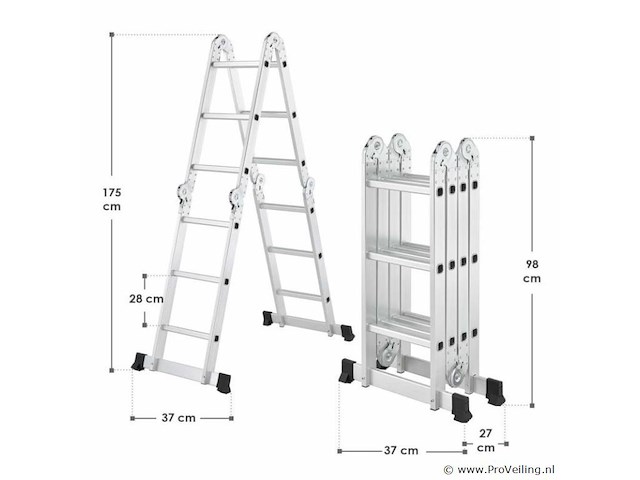 Ladder multifunctioneel - afbeelding 9 van  9