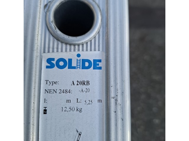 Ladder, solide, a20rb, zilver - afbeelding 6 van  6