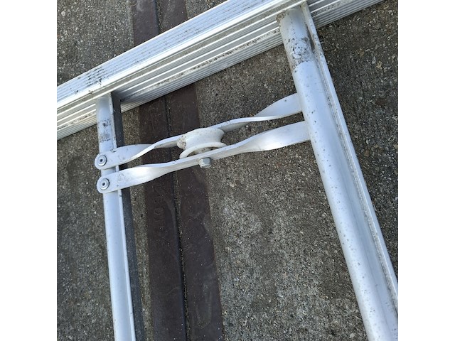 Ladder, solide, incompleet 15 treden, zilver - afbeelding 3 van  6