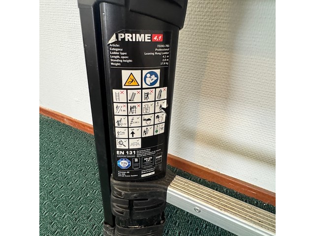 Ladder, telesteps, prime line 4,1, telescopisch - afbeelding 4 van  6