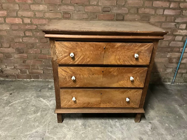 Ladekast biedermeier stijl 97x42x102cm - afbeelding 1 van  3