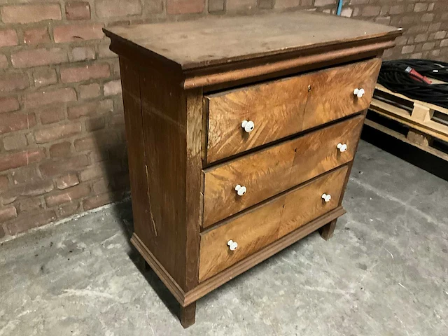 Ladekast biedermeier stijl 97x42x102cm - afbeelding 2 van  3