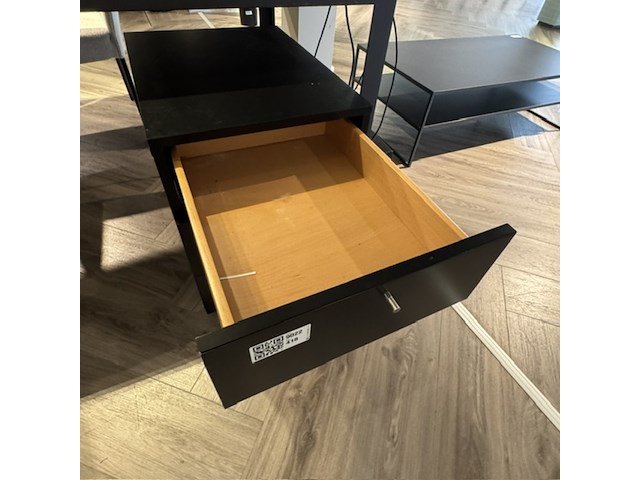 Ladenblok, zwart, verrijdbaar - afbeelding 2 van  4