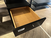 Ladenblok, zwart, verrijdbaar - afbeelding 2 van  4