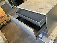 Ladenkast 100 cm met composiet werkblad - afbeelding 1 van  1