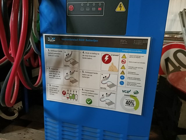 Lader, r&w, traktiebatterijen green6 48-100, 2018 - afbeelding 4 van  8