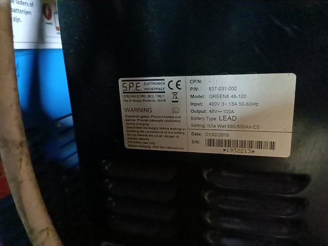 Lader, r&w, traktiebatterijen green6 48-100, 2018 - afbeelding 6 van  8