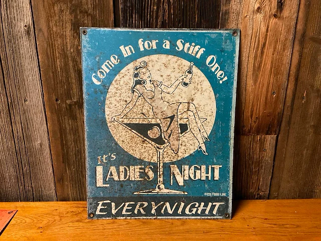 “ladies night” | horeca-/reclamebord - afbeelding 1 van  6