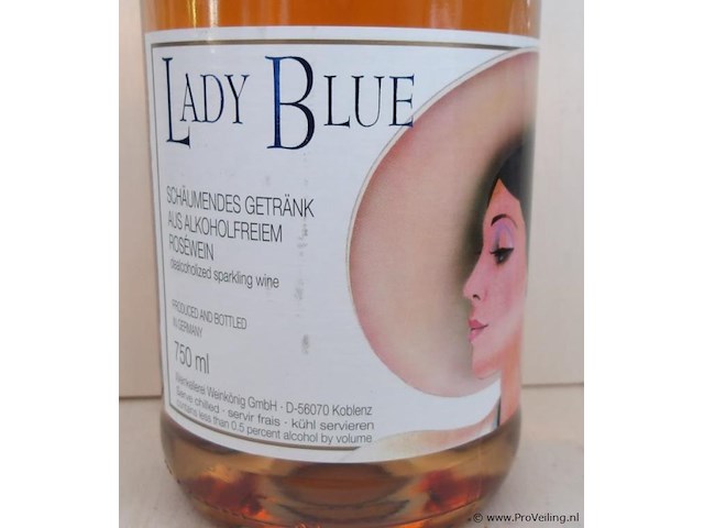 Lady blue - 750 ml - winkelverkoopprijs € 8.95 - afbeelding 2 van  3