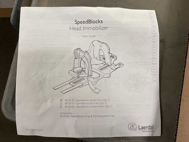 Laerdal head immobilizer - afbeelding 4 van  4