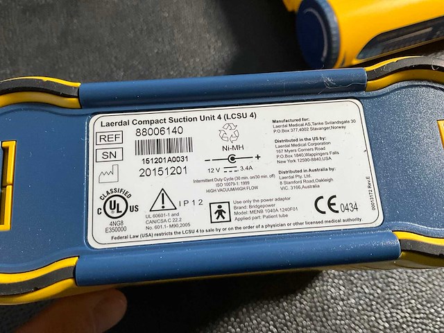 Laerdal lcsu 4 compact suction unit (3x) - afbeelding 2 van  10