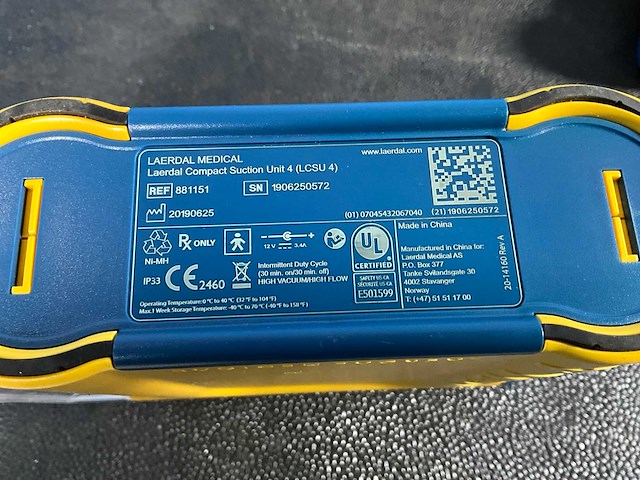 Laerdal lcsu 4 compact suction unit (3x) - afbeelding 8 van  10