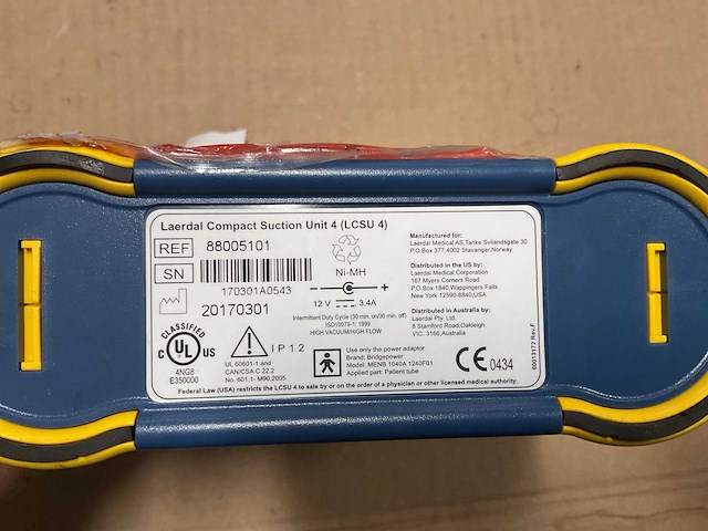 Laerdal lcsu 4 compact suction unit - afbeelding 4 van  4