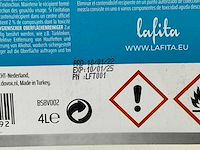 Lafita lemon fresh professionele oppervlakte reiniger 4 liter (144x) - afbeelding 6 van  6