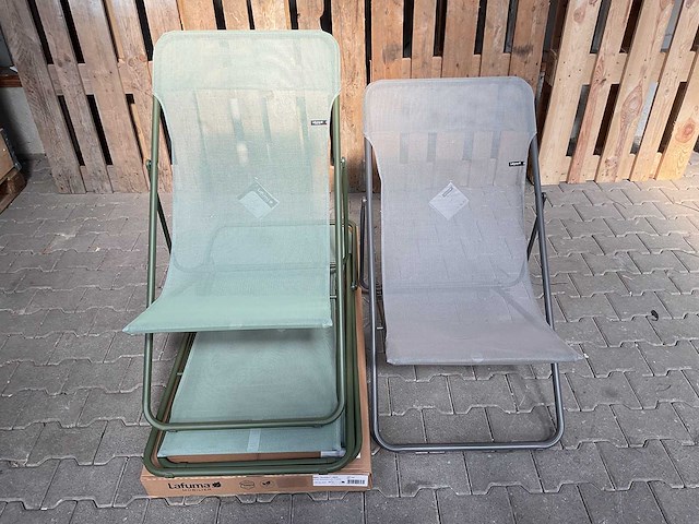 Lafuma - maxi transat batyline - tuinstoel (6x) - afbeelding 1 van  3