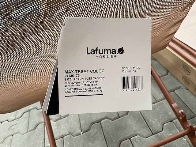 Lafuma - maxi transat batyline (6x) - afbeelding 3 van  4