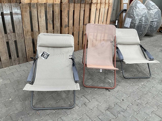 Lafuma - tuinstoel (3x) - afbeelding 3 van  3
