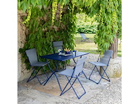 Lafuma balcony ii stoel ultra compact inklapbaar indigo - afbeelding 3 van  5