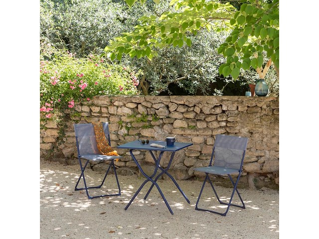 Lafuma balcony ii stoel ultra compact inklapbaar indigo - afbeelding 4 van  5