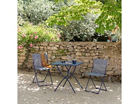 Lafuma balcony ii stoel ultra compact inklapbaar indigo - afbeelding 4 van  5