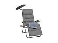 Lafuma evolution zero-gravity relaxstoel ash grey - afbeelding 1 van  5