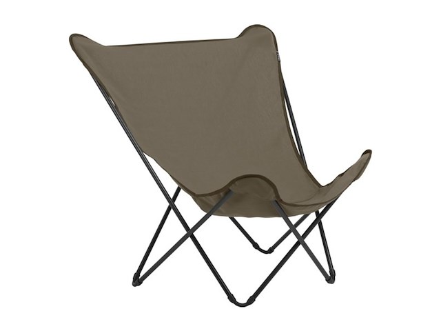 Lafuma maxi pop-up xl vlinderstoel grijs - afbeelding 1 van  3