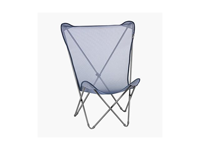 Lafuma mobilier maxi pop up folding chair met batyline blauw/grijs - afbeelding 1 van  3
