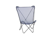 Lafuma mobilier maxi pop up folding chair met batyline blauw/grijs - afbeelding 1 van  3
