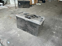 Lag aanhangwagenkist voor gereedschap/sjorbanden - afbeelding 1 van  4