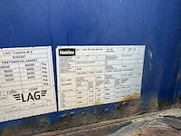 Lag trailer n.v 0-3-39 lt2 container oplegger - afbeelding 5 van  8