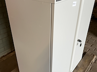 Lage archiefkast , bisley , grijs / chroom - afbeelding 3 van  4