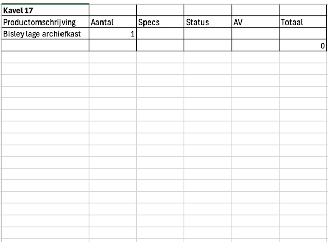 Lage archiefkast , bisley , grijs / chroom - afbeelding 4 van  4