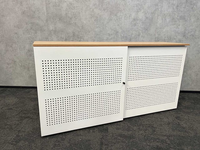 Lage stalen akoestische schuifdeurkast - afbeelding 2 van  8