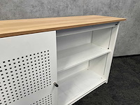 Lage stalen akoestische schuifdeurkast - afbeelding 5 van  6