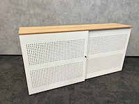 Lage stalen akoestische schuifdeurkast - afbeelding 4 van  4