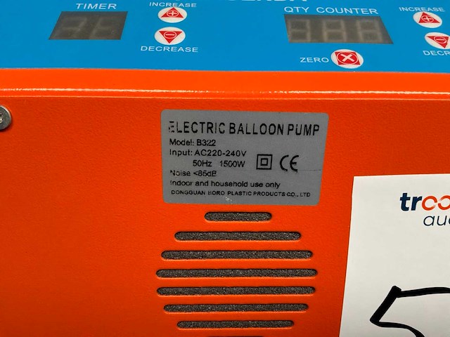 Lagenda b322 elektrische ballonpomp (2x) - afbeelding 5 van  6