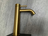 Lagoo garda wastafelkraan medium brushed brass pvd - afbeelding 1 van  1