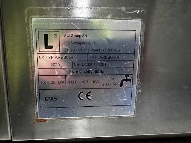 Lainox - ares064 - professionele koeldrank-/stoomoven - afbeelding 2 van  7