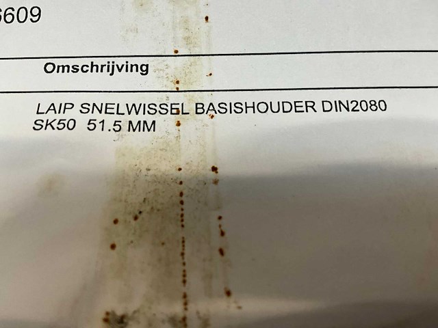 Laip sk50/51.5 mm snelwissel gereedschaphouder (2x) - afbeelding 5 van  5