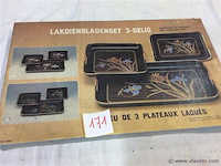 Lakdienbladenset 3delig - afbeelding 1 van  2