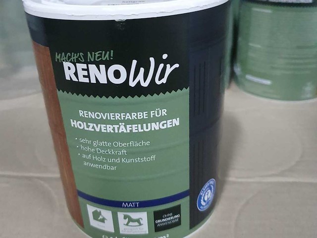 Lakverf houten lambrisering renowir (175x) - afbeelding 1 van  4