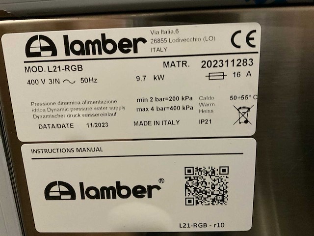 Lamber l21-rgb vaatwasser - afbeelding 2 van  10